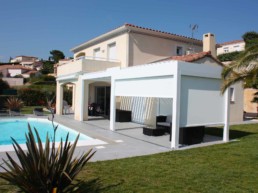 installation abris de terrasse et pergolas sur-mesure