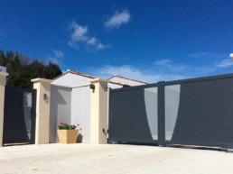 installation portail moderne sur antibes et cannes